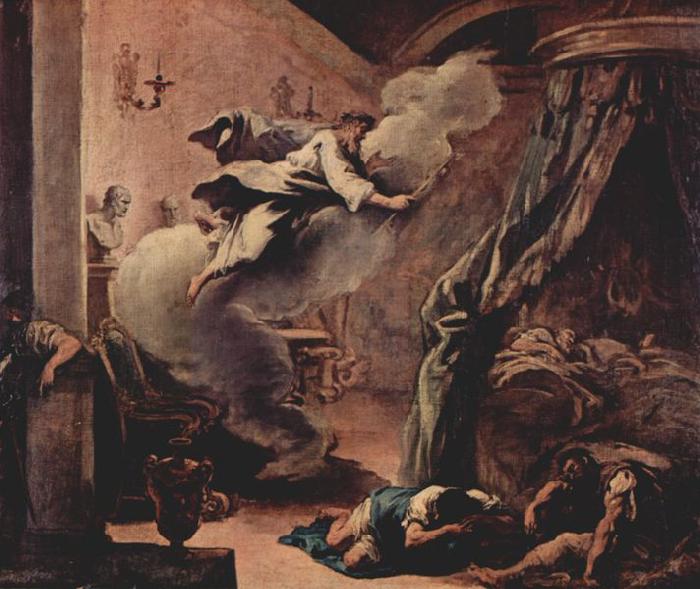 Sebastiano Ricci Der Traum des Esculapius Sweden oil painting art